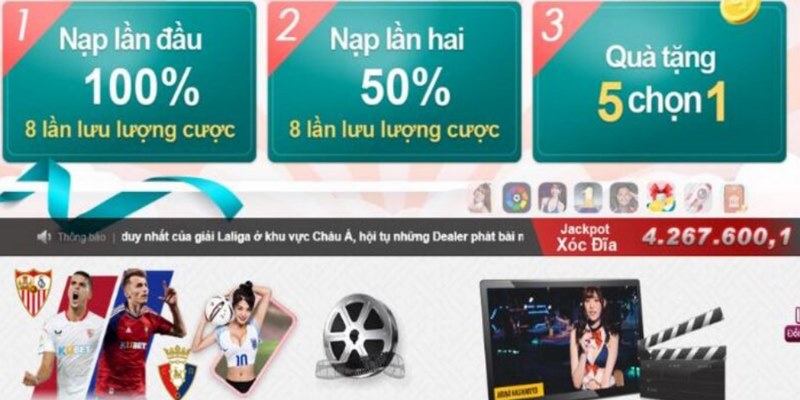 Hội viên hãy thực hiện giao dịch nạp tiền vào thời gian ưu đãi