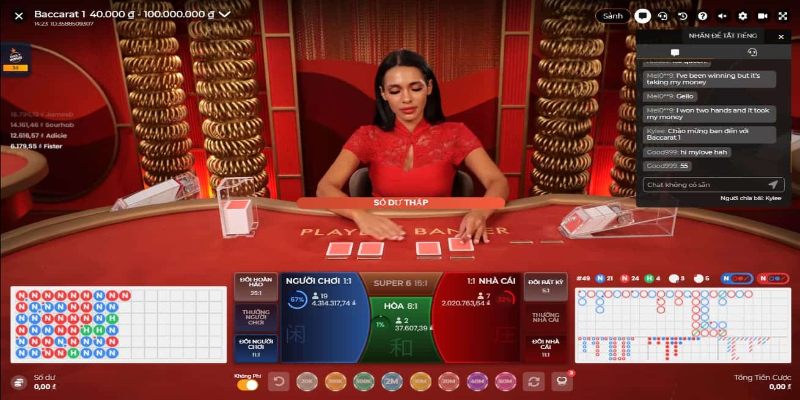 Baccarat là trò chơi đánh bài hấp dẫn, luật lệ đơn giản